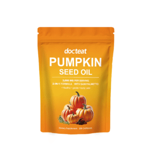 Docteat Pumpkin Seed Oil & Saw Palmetto Capsules for Men's Health Support