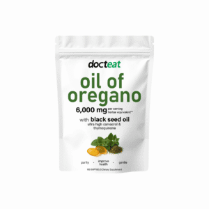 Docteat Oregano Oil & Black Seed Oil Capsules - Daily Supplement for Family Wellness