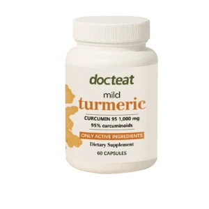 Docteat Gentle Formula Curcumin Capsules with Propolis and Ginger