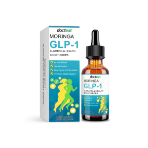 Docteat GLP-1 Plant Extract Essential Oil Drops - Moringa Oleifera & L-Glutamine Dietary Supplement