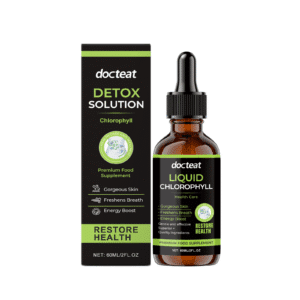 Docteat Chlorophyll Drops - Detox Supplement for Gentle Body Cleansing