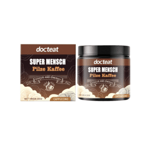 Docteat Instant Mushroom Coffee with Black Coffee Powder