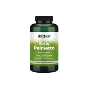 Docteat Saw Palmetto Capsules for Men - Daily Dietary Supplement