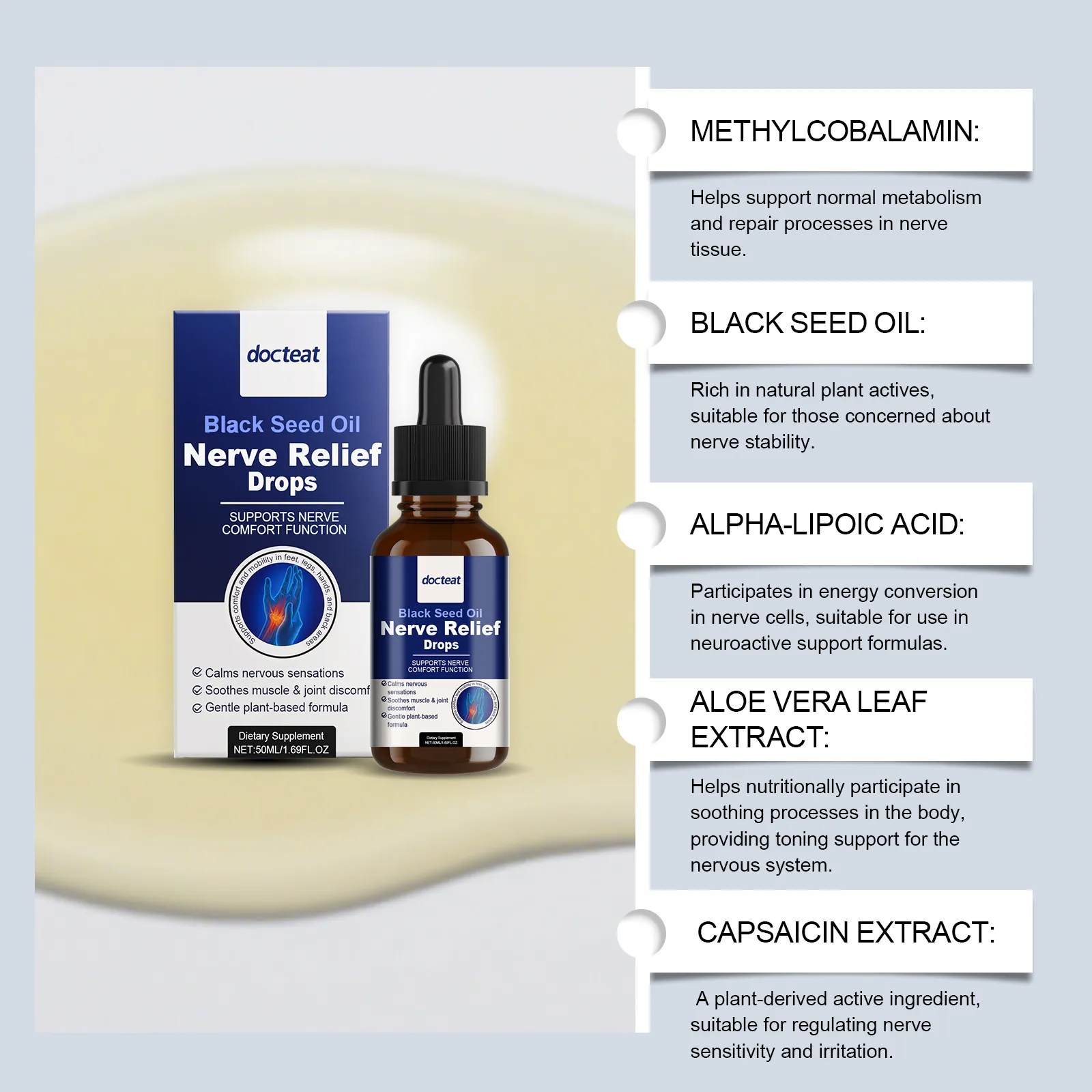 docteat black seed oil drops mecobalamin DE I02 0099 01 145