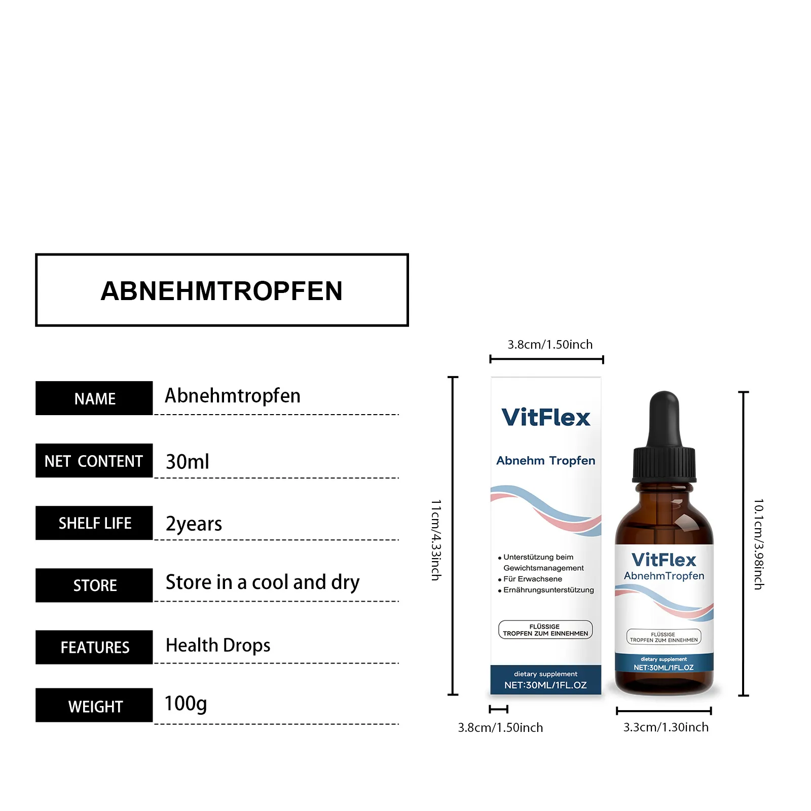 docteat body care drops green tea extract AMZ I02 0006 01 70