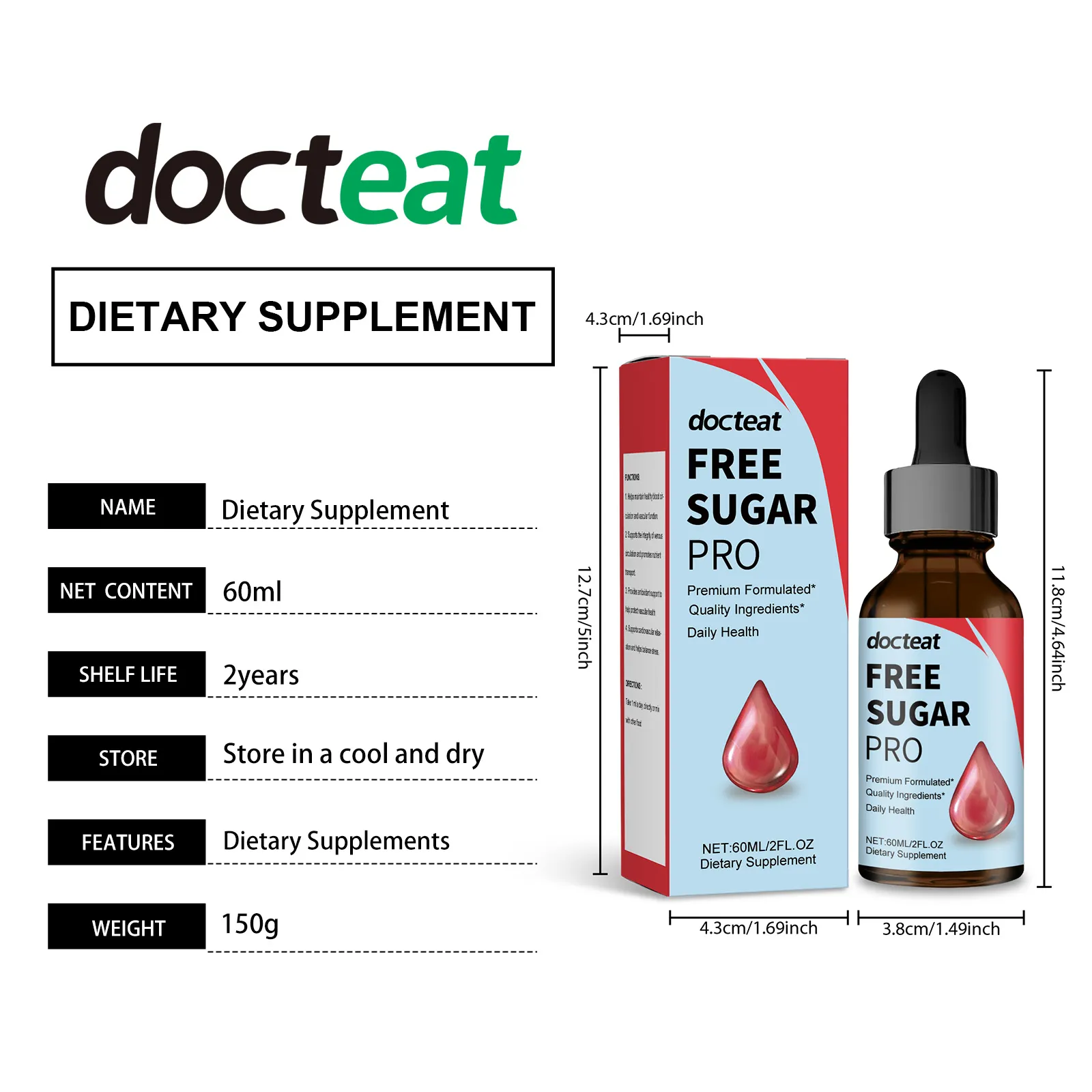 docteat body care drops sugar utilization DE I02 0078 01 452
