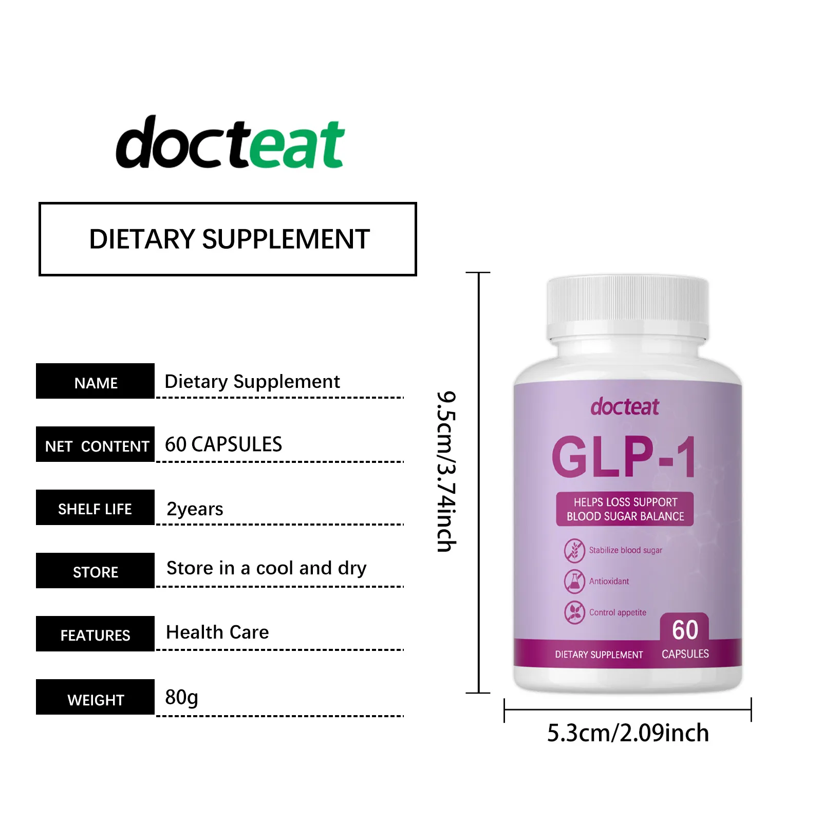 docteat glp1 capsules DE I02 0093 01 255