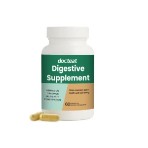 Docteat Intestinal Care Capsules with Vitamin D and Magnesium - 60 Count