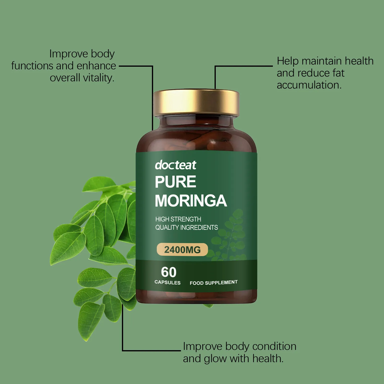 docteat moringa capsules moringa leaf extract DE I02 0067 01 606