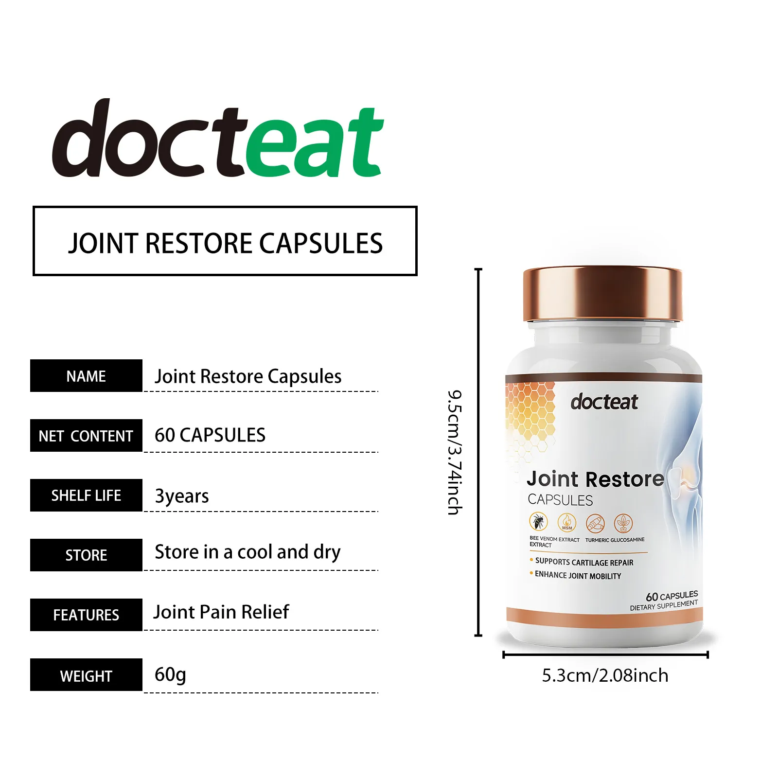joint support capsules vitd3 glucosamine DE I02 0102 01 114